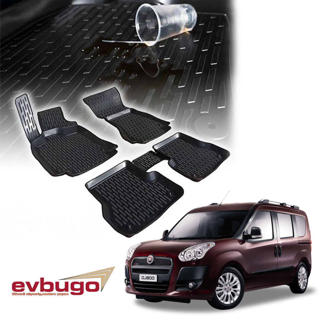 3D PASPAS SİYAH FIAT DOBLO 2023+